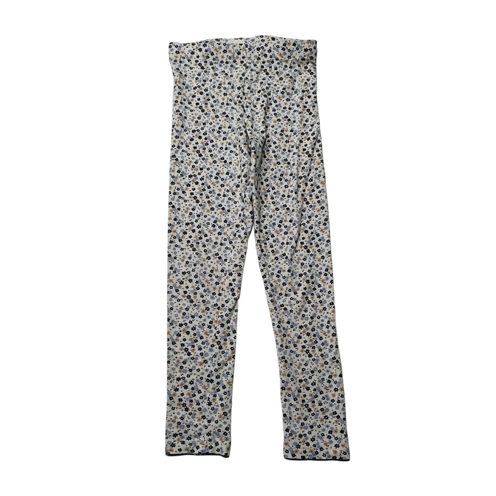 H&M Blue and Brown Floral Pants